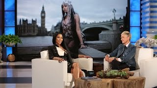 Nicki Minaj Introduces Ellen to the Rap Game [upl. by Zed14]