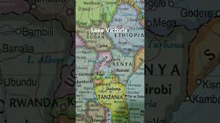 Lake Victoria and its surrounding countries Kenya Tanzania and Uganda [upl. by Coney]