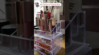 4 Drawer Plastic Cosmetic Jewelry Storage Organizer Box views viral meeshofinds ytshortsvideos [upl. by Lari]