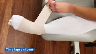 Lymphedema wrapping  leg solo [upl. by Ayim159]