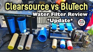 Blu Tech vs Clearsource RV Water Filters  Longer Term Review after Using for 6 Month Snowbird Trip [upl. by Boak883]