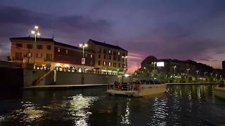 Navigli Milano  Navigation boat at Darsena [upl. by Devondra252]