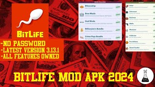 Bitlife Mod apk v3133 all features owned NO PASSWORD 2024 MARCH [upl. by Eellek]