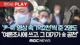 尹明 영상 속 明에게 1억2천씩 건넨 혐의 예비후보도 2명도강혜경 quot그 돈으로 여론조사하고 대가로 김영선 공천 받아quot 주장  핫이슈PLAY 2024년 11월 17일 [upl. by Peadar556]