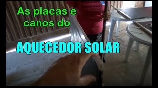 AQUECEDOR SOLAR Cortar e colar PLACAS de PVC e CANOS Quais medidas Faça você também Parte 13 [upl. by Isabella]