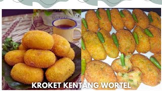 RESEP KROKET KENTANG WORTEL SEDERHANA  GARING DILUAR LEMBUT DIDALAM [upl. by Stefanie]