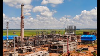 Drone Tour 2 Mtpa Pellet Steel Plant in Nagarnar Chhattisgarh [upl. by Orabelle]