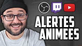 Comment Ajouter des Alertes Animées GRATUITES sur OBS STUDIO 2024 [upl. by Florrie489]