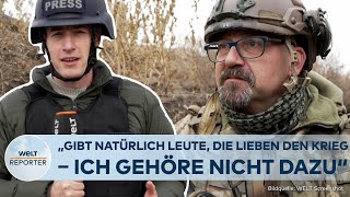 KAMPF IM DONBASS ExBundeswehrsoldat kämpft nun in der Ukraine gegen Putins Truppen  WELT Reporter [upl. by Lorenzana277]