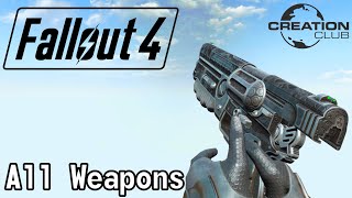 Fallout 4  All Creation Club Weapons [upl. by Stefa662]