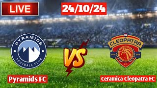 Pyramids FC Vs Ceramica Cleopatra FC ao vivo [upl. by Ajnek]