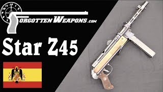 Star Z45 Spains Improved MP40 Submachine Gun [upl. by Bohs]