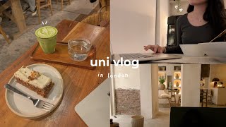 uni vlog  productive days solo cafe dates home cooking [upl. by Gina]