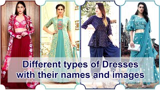 Different types of dresses with their names and images  wedding dressing ideas [upl. by Michele46]