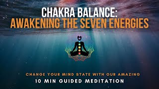 2024 Energy Flow 7 Chakra Energies for Healing Cleansing and Balancing  10 Min Guided Meditation [upl. by Volnak]