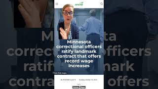 Minnesota correctional officers ratify landmark contract [upl. by Randie]