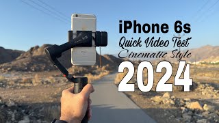 iPhone 6s 2024  iOS 1583  Quick Video Test  Cinematic Style [upl. by Frere]