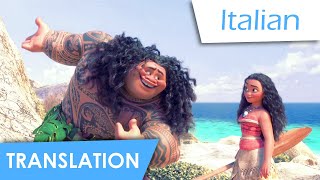 Youre welcome Italian Lyrics amp Translation [upl. by Nellahs]