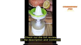 Review Proctor Silex Electric Citrus Juicer Orange Juicer Lemon Juicer 34 oz Pitcher White 663 [upl. by Nnyltiak]