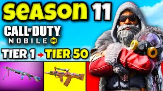 NEW SEASON 11 BATTLE PASS MAXED in COD MOBILE 🤯 [upl. by Mure]