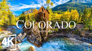 4K Colorado Autumn  The Golden Aspen Forests Majestic Mountains of Fall in the Rockies [upl. by Rosalinde43]