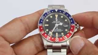 Vintage Rolex GMT Pepsi Ref 1675 [upl. by Hamner515]