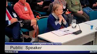 Mill Road Bridge TRO debate 2024 Margaret Collins on the Blue badge issue [upl. by Cinderella]