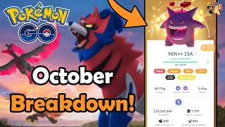 OCTOBER 2024 EVENT BREAKDOWN in Pokémon GO  Community Day Raids Giovanni amp Spotlight Hours [upl. by Bentley368]