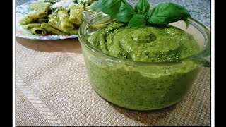 Salsa Pesto receta original [upl. by Eiramlatsyrc]