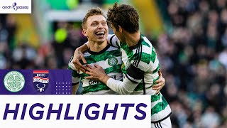 Celtic 10 Ross County  Johnston Seals The Win In Opening Minute  cinch Premiership [upl. by Llenyaj]