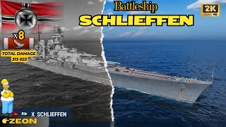 World of Warships — 🇩🇪 battleship Schlieffen [upl. by Atled]