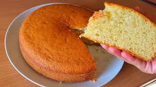 Gâteau au yaourt en 1 minute  Bon et moelleux Recette facile et rapide [upl. by Naginarb]