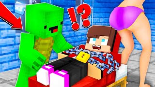 JJ are TRAPPED by TV WOMAN and Mikey in Minecraft  Maizen [upl. by Hanikahs]