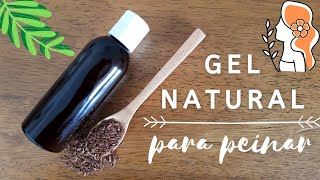 🍃 Gel natural para peinar  🌸 Linaza y romero para hidratar y fortalecer el cabello [upl. by Snider]