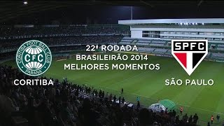 Melhores Momentos  Coritiba 3 x 1 São Paulo  Brasileirão 2014  17092014 [upl. by Corwun]