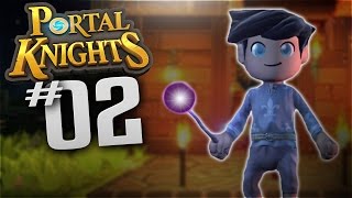 Portal Knights  Ep 2  Dungeon  Lets Play Portal Knights Gameplay [upl. by Vida]