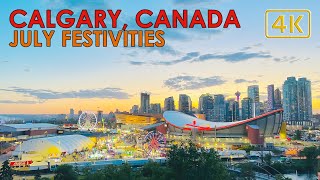 CALGARY FESTIVITIES IN JULY  CANADA 2024 4K [upl. by Ingamar211]