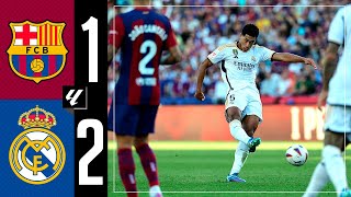 Barcelona 12 Real Madrid  HIGHLIGHTS  LaLiga 202324 [upl. by Ynnij44]