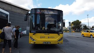 İstanbulda 29 ile Zincirlikuyu Metrobüs  İstinye Dereiçi Arası Otobüsle Seyahat [upl. by Jessy]