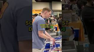 A viewer bought him cards  Pokemon card vendor POV pokemon pokemoncard tcg wholesome [upl. by Freeman]