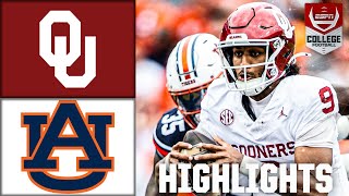 Oklahoma Sooners vs Auburn Tigers  Full Game Highlights  ESPN College Football [upl. by Baerl]