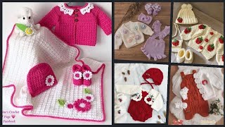 hand knitted kids top designsLatest new born Baby Sweater set Designkids woolen Sweater design [upl. by Hume]