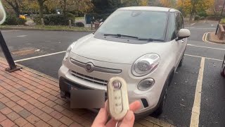 Fiat 500L MPV UK Car startup [upl. by Janie]