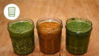 Pesto selber machen  3 mal anders  Chefkochde [upl. by Attenwahs707]