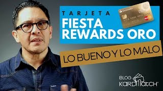 😲 Tarjeta Santander Fiesta Rewards Oro Lo Bueno y Lo Malo [upl. by Anitap]