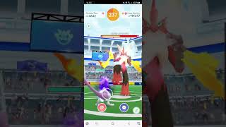 Mega Blaziken Solo pokemongo raid [upl. by Skelly461]