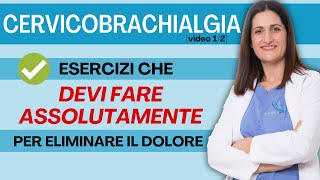 12 CERVICOBRACHIALGIA  3 Esercizi di Stretching per eliminare il dolore a Collo e Braccia [upl. by Niraa]