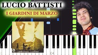 Lucio Battisti  I Giardini di Marzo TUTORIAL SYNTHESIA [upl. by Rhianna]