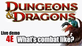 How to play Dungeons and Dragons fourth Edition  Combat [upl. by Norvan874]