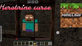 Minecraft pocket edition gameplay walkthrough herobrine curse horror map Krimineee yt [upl. by Martinson]